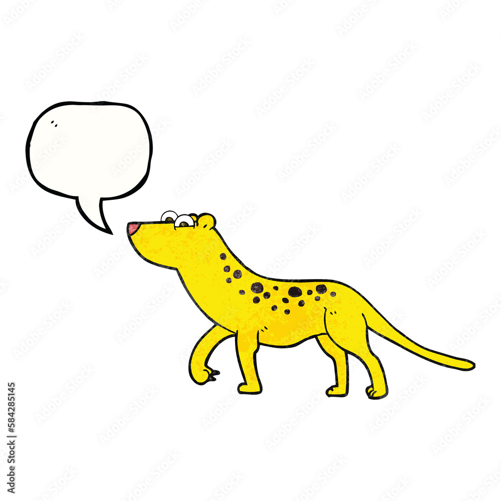 speech bubble textured cartoon leopard speech bubble textured cartoon leopard
