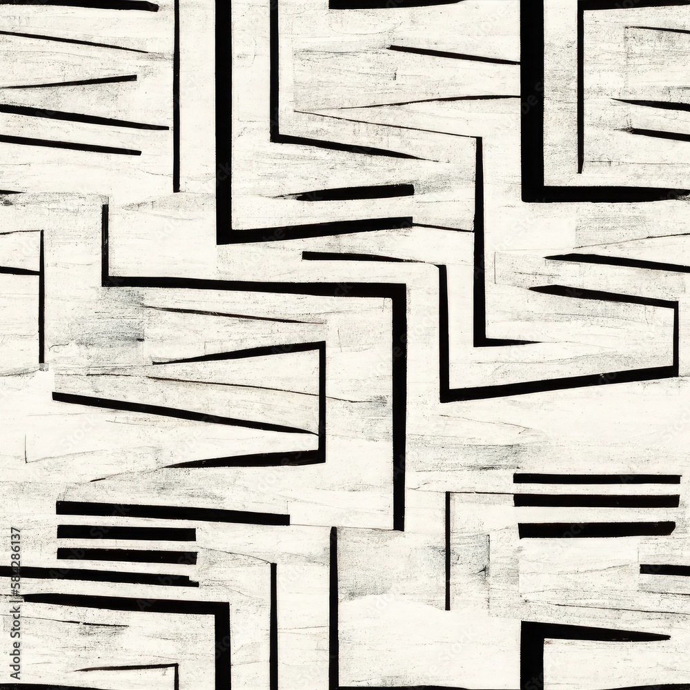 Fototapeta premium Seamless pattern with a unique and elegant style, generative ai