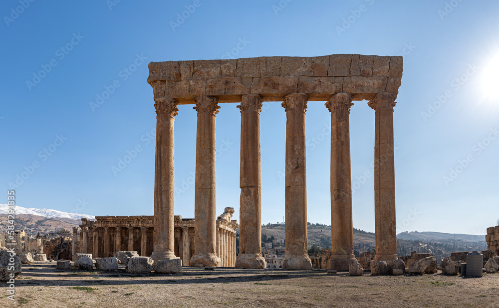 Baalbek (Heliopoplis), Columns of the Temple of Bacchus, Lebanon