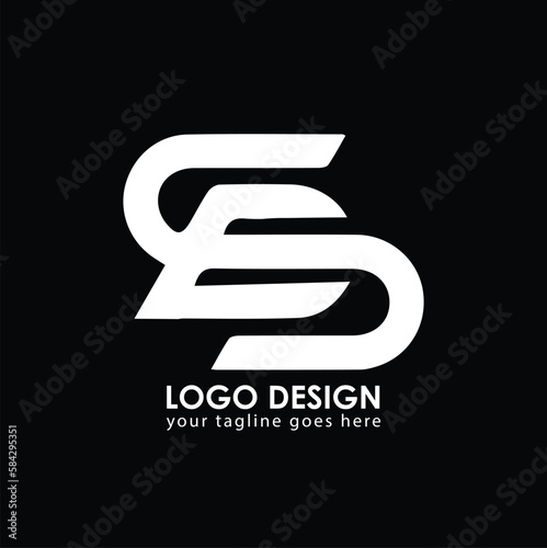 SC SE Logo Design, Creative Minimal Letter SE SC Monogram