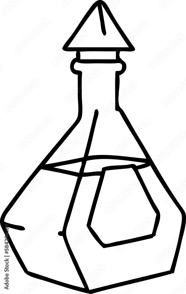 magic potion in fancy bottle magic potion in fancy bottle