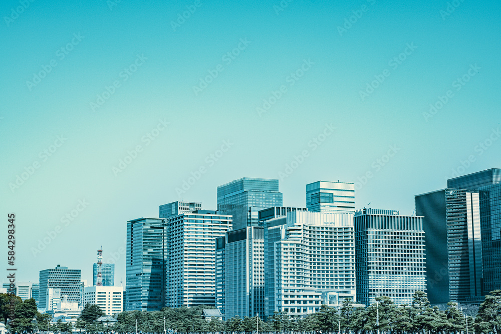 Tokyo Marunouchi Business Buildings. The headquarters of some of Japan's largest companies are located near Tokyo Station.