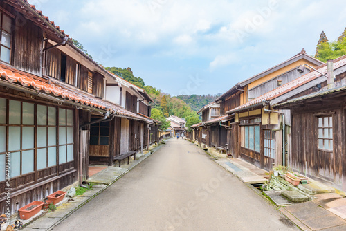 The mining settlement of Omori Ginzan in the Iwami Ginzan Silver Mine, UNESCO World Heritage Site, Shimane Prefecture, Japan.