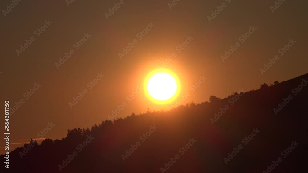 Sunset, Sunrise in Mountains, Sun Rays in Alpine View, Landscape, Camping Adventure, Traveling in Nature Sunset, Sunrise in Mountains, Sun Rays in Alpine View, Landscape, Camping Adventure, Traveling in Nature