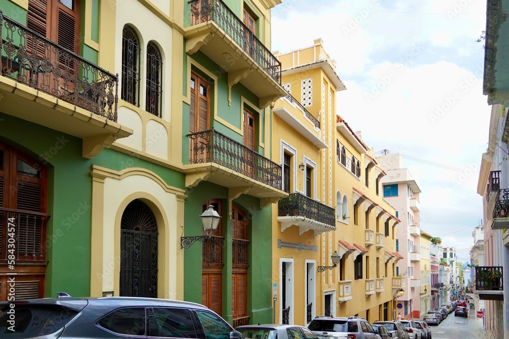Colourful Street in Old San Juan