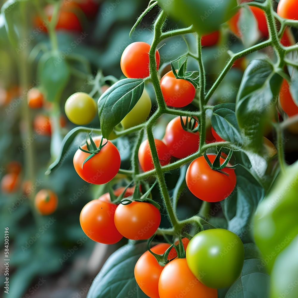 
tomato plant, generative ai
