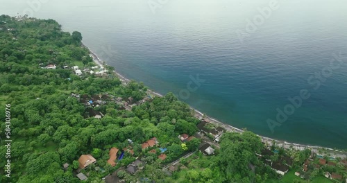Wallpaper Mural Drone view Gili Air island near Lombok and Bali, Indonesia Torontodigital.ca