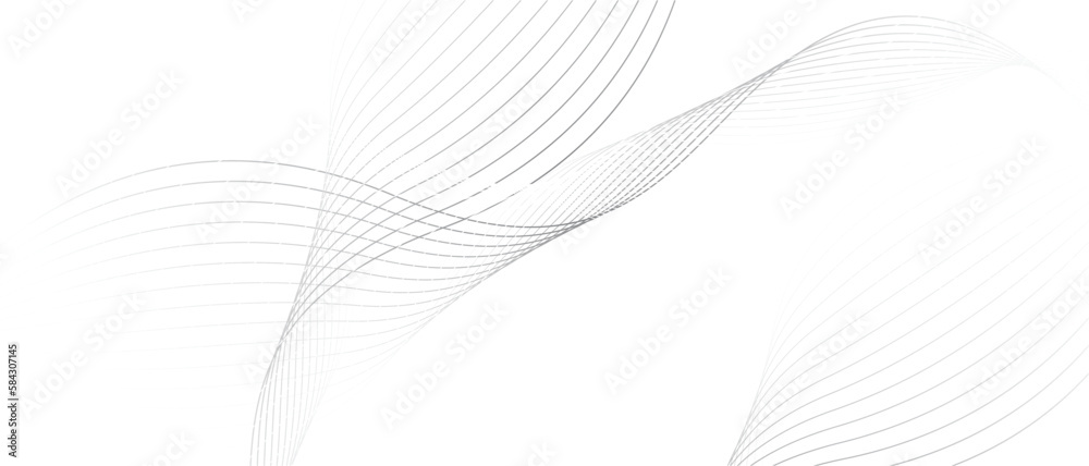 Fototapeta premium White line abstract background. space design concept. template banner. poster, web homepage. flyer, wallpaper.