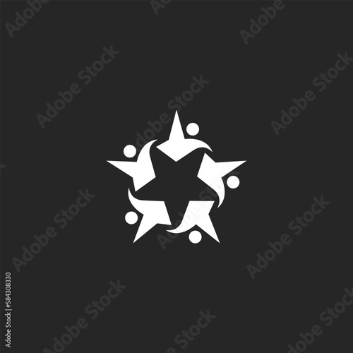modern non profit logo designs vector icon
