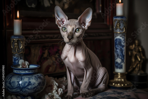 Graceful and Playful Sphynx Cat for Your Home