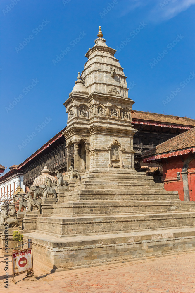 Siddhi Laxmi Temple at the Durbar Square of Bhaktapur, Nepal