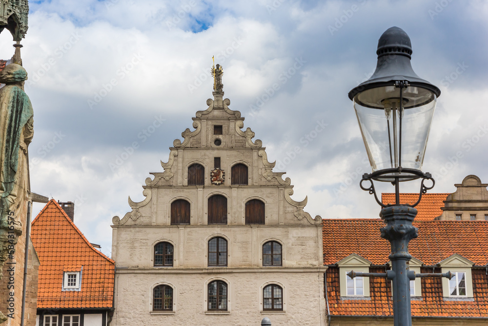 Historic Gewandhaus building in the center of Braunschweig, Germany