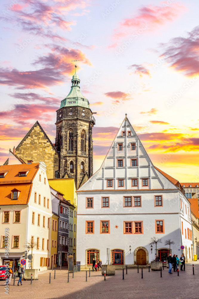 Fototapeta premium Marienkirche, Pirna, Deutschland