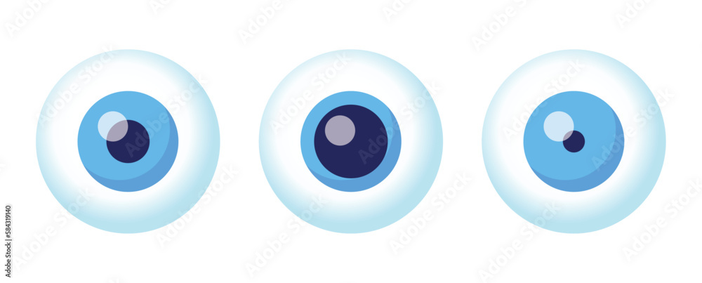 eyeball set blue color isolated on white, eye graphic blue for icon, eyeball illustration for clip art, eyesight symbol, eyeball cartoon for look view vision and see concept, vector eyeball set blue color isolated on white, eye graphic blue for icon, eyeball illustration for clip art, eyesight symbol, eyeball cartoon for look view vision and see concept, vector