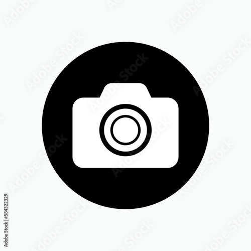 Camera Icon - Vector, Sign and Symbol for Design, Presentation, Website or Apps Elements. 