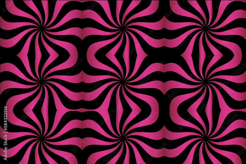 Abstract vector geometric background with circular lines that create a sense of movement and illusion Abstract vector geometric background with circular lines that create a sense of movement and illusion