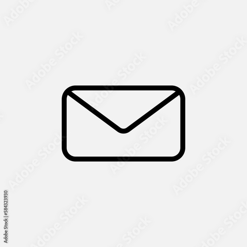 Mail Icon. Correspondence  Symbol - Vector.      
