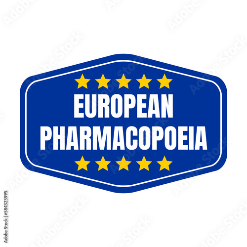European pharmacopoeia symbol icon