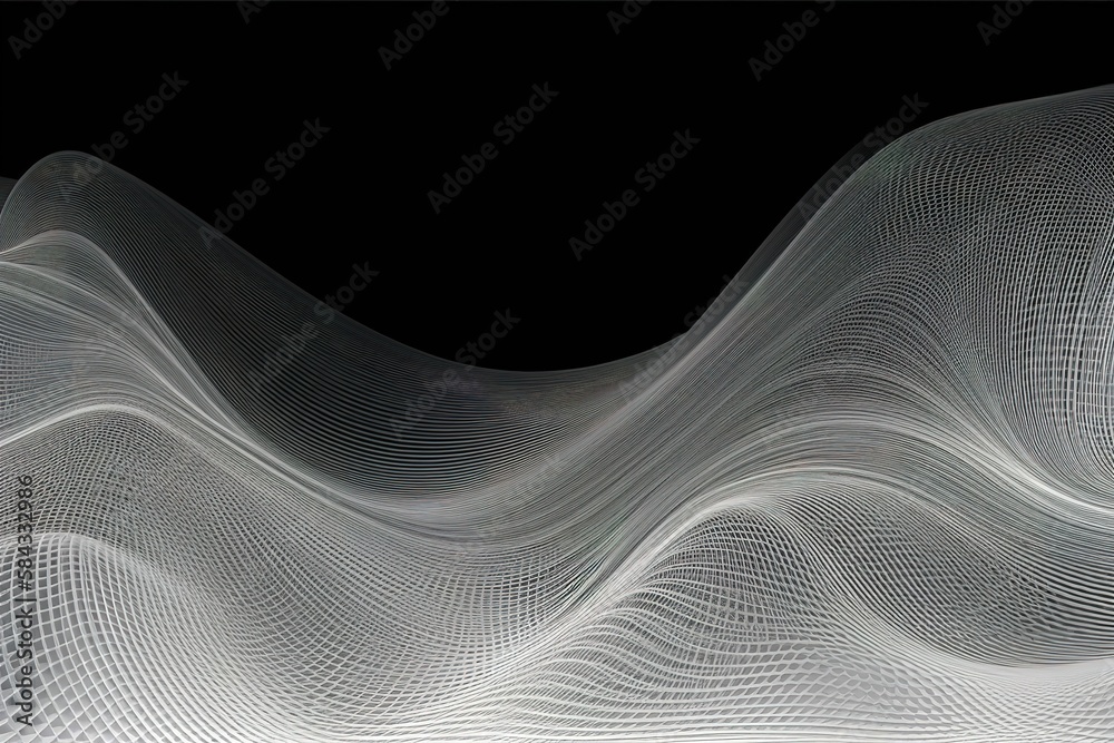 Vector Illustration of the gray pattern of lines abstract background. EPS10. , Generative AI