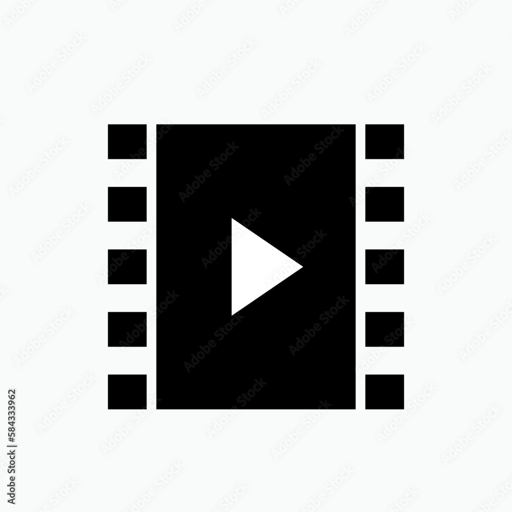 Play Icon. Video Symbol - Vector. Play Icon. Video Symbol - Vector.
