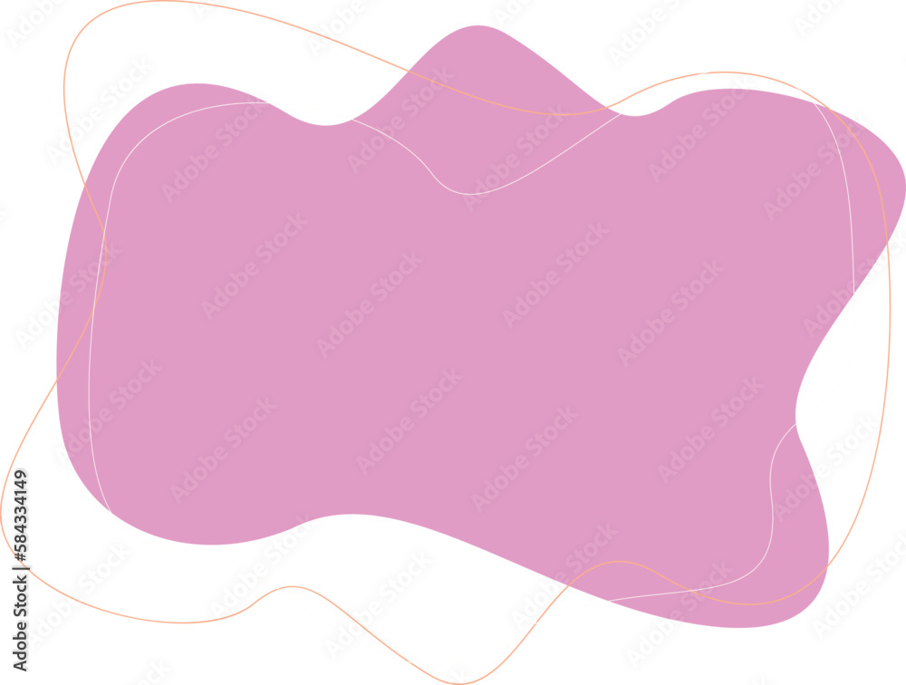 Abstract blob shapes with line , vector design Abstract blob shapes with line , vector design