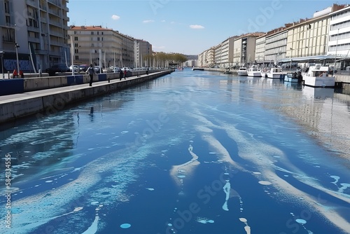 Water, Marseille, Bouches - du - RhÃ´ne, France. , Generative AI