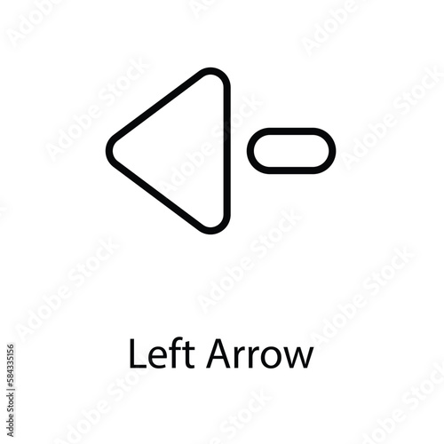 Left arrow icon design stock illustration © Graphics
