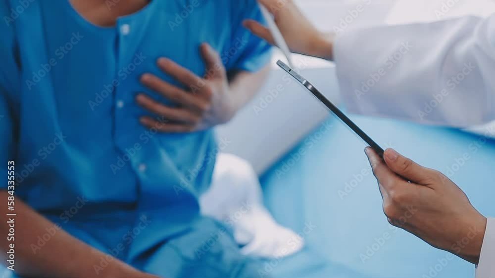Doctor giving hope. Close up shot of young female physician leaning forward to smiling elderly lady patient holding her hand in palms. Woman caretaker in white coat supporting encouraging old person Doctor giving hope. Close up shot of young female physician leaning forward to smiling elderly lady patient holding her hand in palms. Woman caretaker in white coat supporting encouraging old person