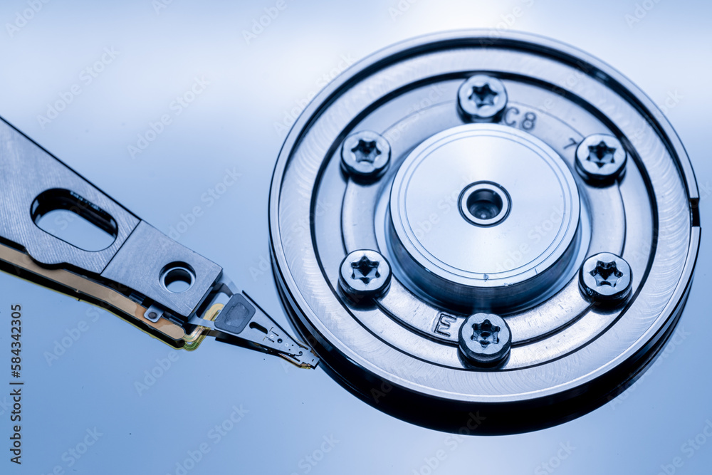 Computer hard drive close-up. Filling of the system unit. Computer hard drive close-up. Filling of the system unit.