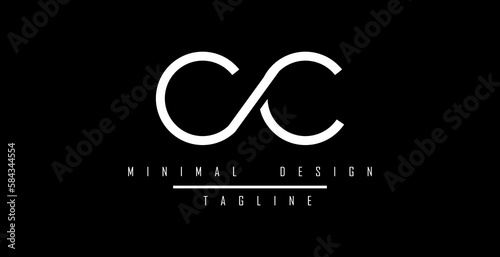 CC Minimal Logo Design