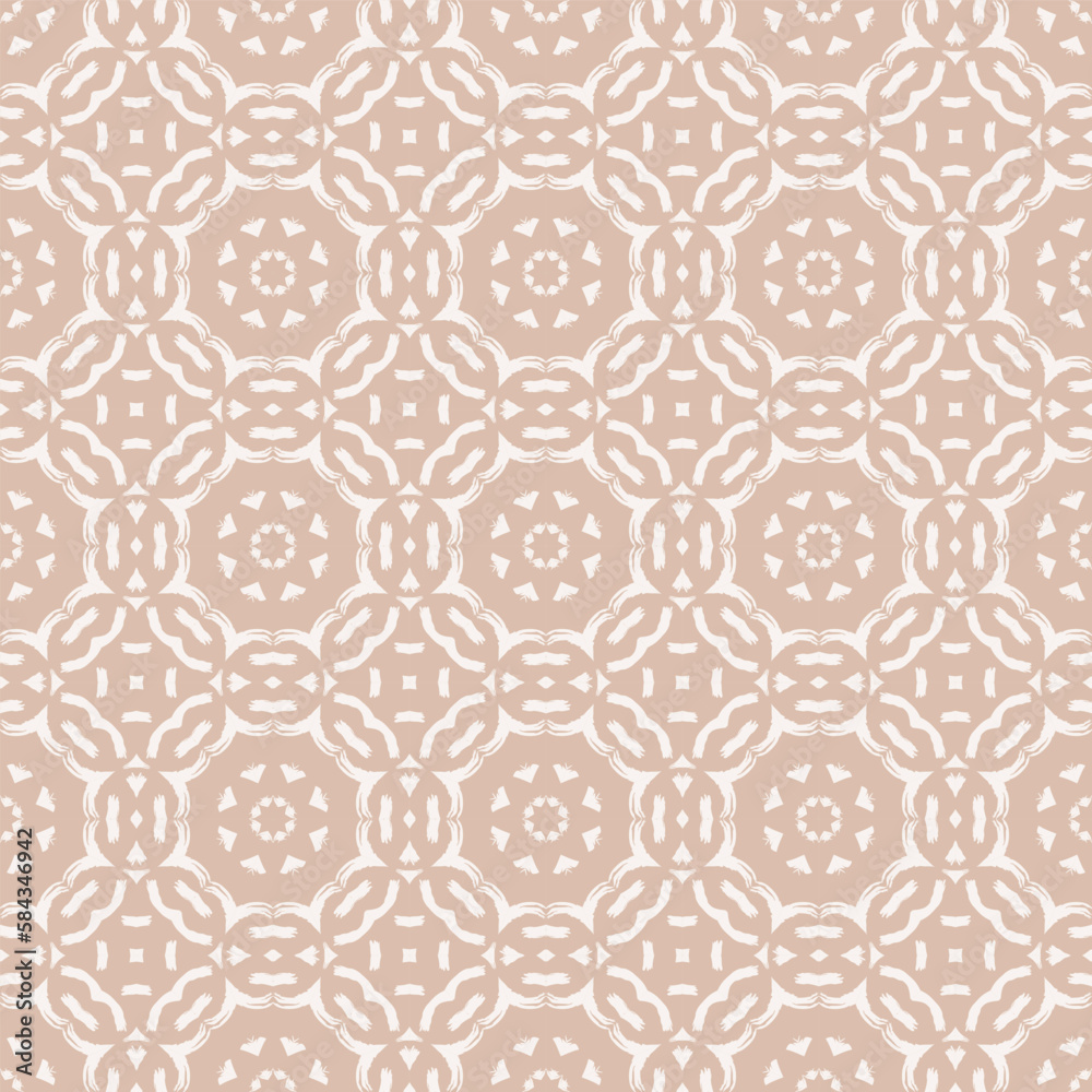 Seamless pattern with geometric line brush stroke shapes and line in nude colors. Minimalist Boho Printable in pastel color. Vector Aesthetic background with petals. Seamless pattern with geometric line brush stroke shapes and line in nude colors. Minimalist Boho Printable in pastel color. Vector Aesthetic background with petals.