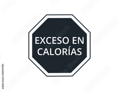 Too Many Calories Label for Food Products 
