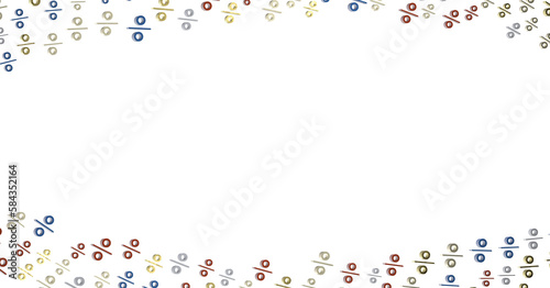 Blurred sale background.