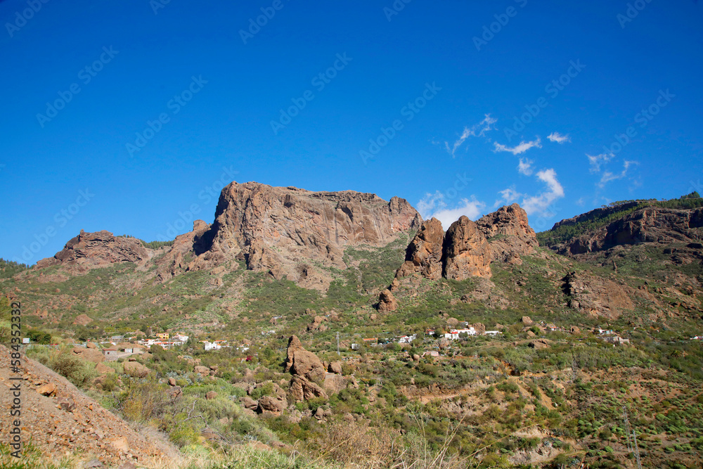 Fototapeta premium Landschaft auf Gran Canaria, Kanarische Insel, Spanien, Europa