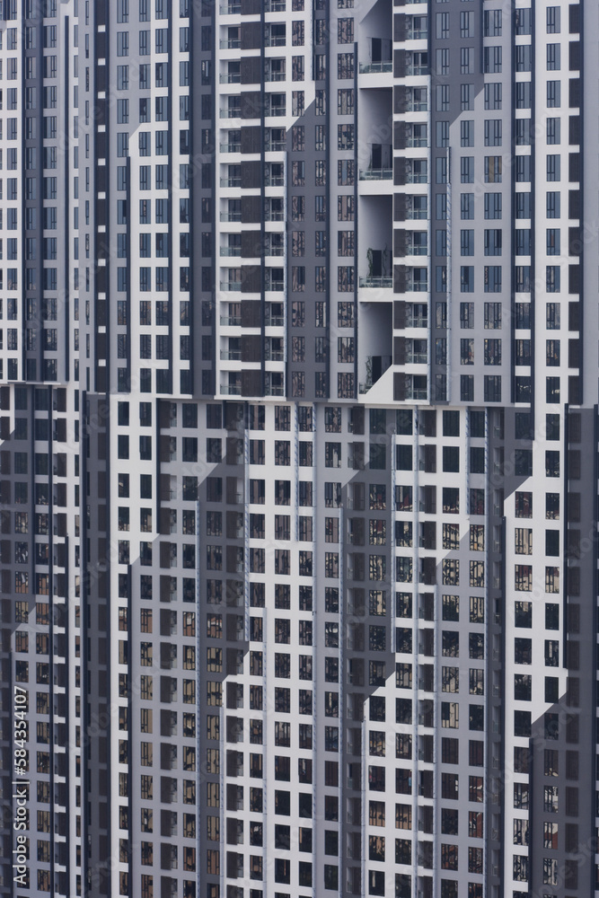 Full frame shot of modern building in Kuala Lumpur Full frame shot of modern building in Kuala Lumpur