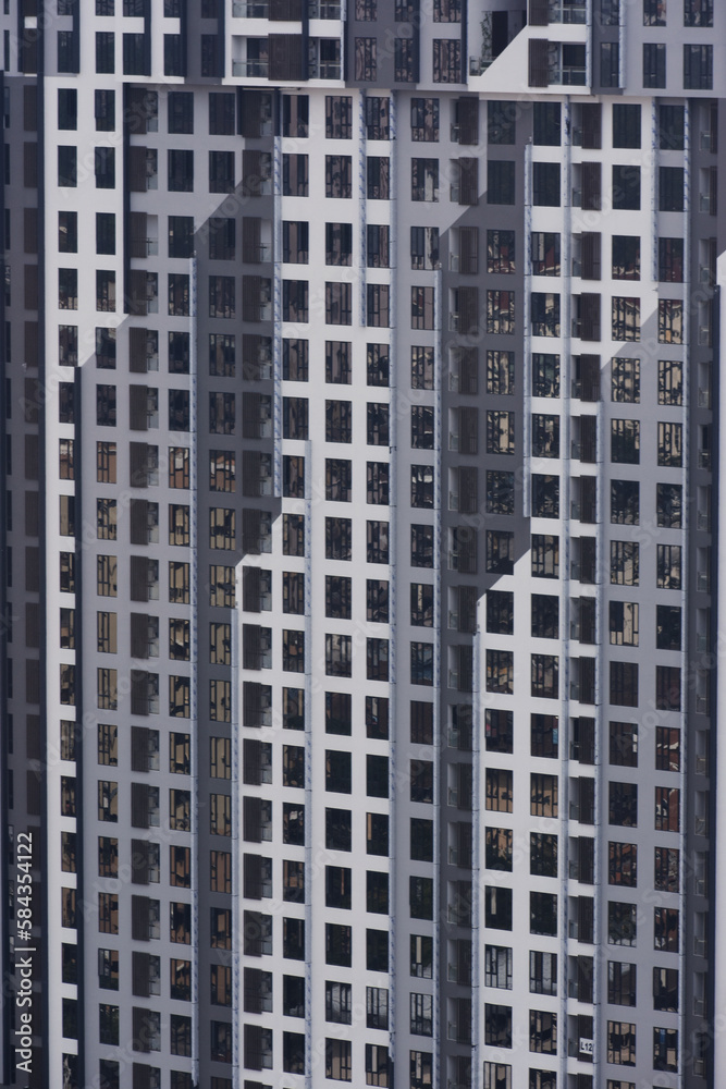 Full frame shot of modern building in Kuala Lumpur
