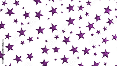 Stars - Holiday magenta decoration, glitter frame isolated - © vegefox.com