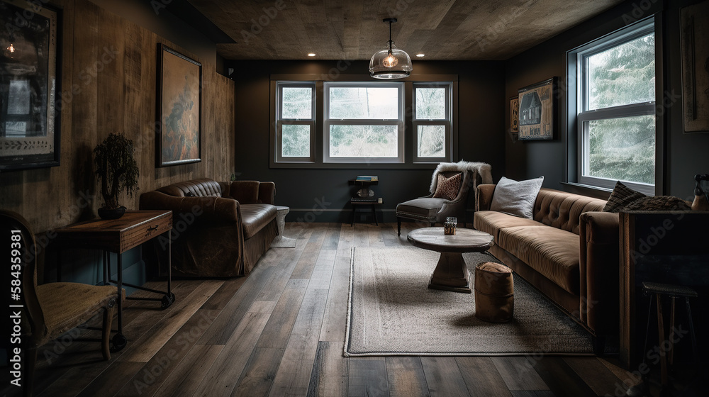 Clean Bonus Room in a Rustic Home Clean Bonus Room in a Rustic Home