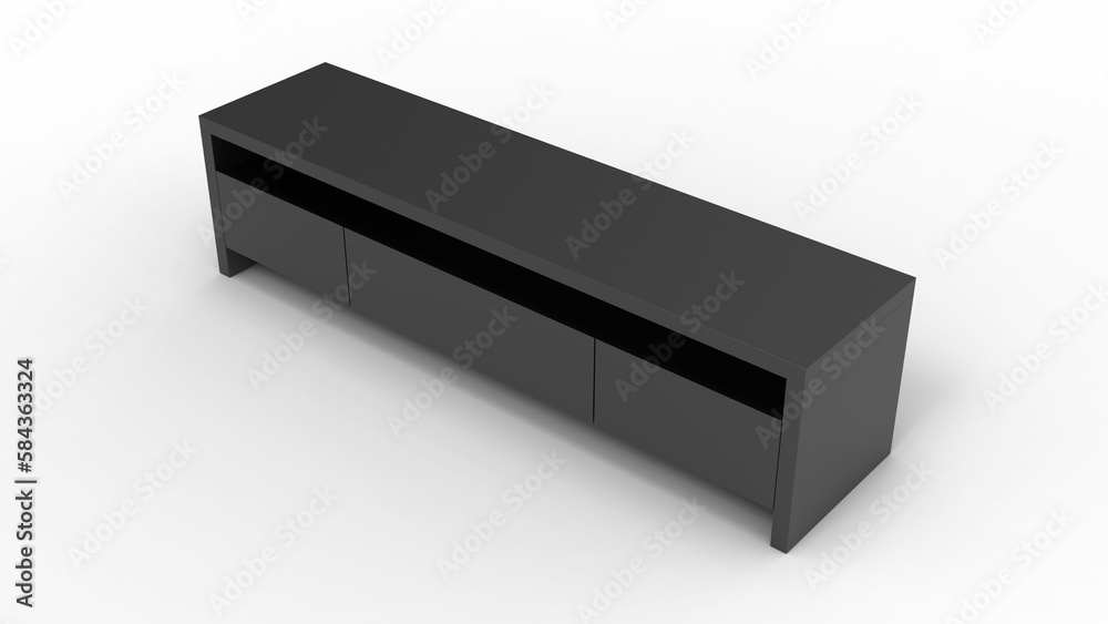steel cabinet top view with shadow 3d render steel cabinet top view with shadow 3d render