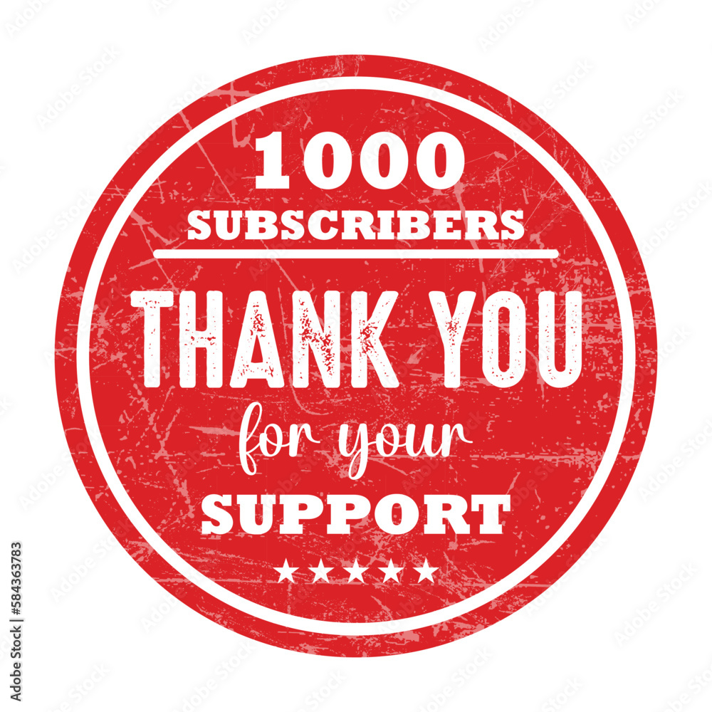 Thank You For Your Support 10k followers Label, Badge, Seal, Stamp, Vector Illustration Thank You For Your Support 10k followers Label, Badge, Seal, Stamp, Vector Illustration