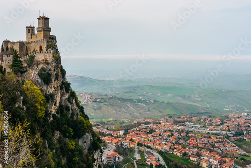 De La Fratta or Cesta of San Marino is located on the highest of Monte Titano's summits. photo