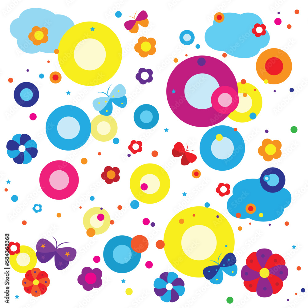 abstract background with circles abstract background with circles
