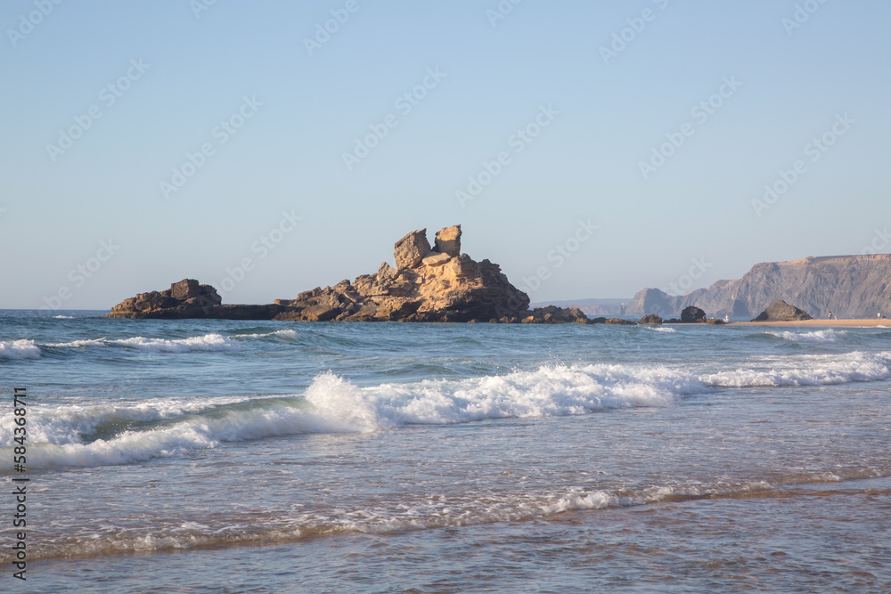 Rock at Castelejo Beach; Algarve; Portugal