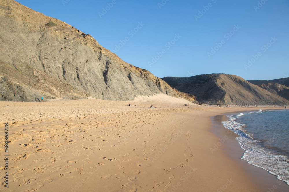 Cliffs at Castelejo Beach; Algarve; Portugal