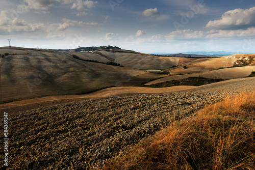 Tuscan landscape of the Sienese hills