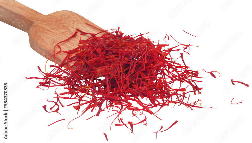 Naklejka premium Closeup of Saffron