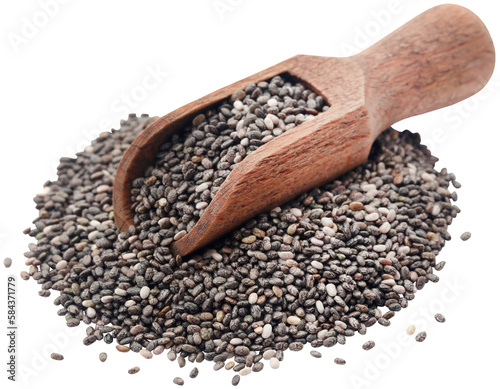 Fotografie Organic Chia Seed, super food