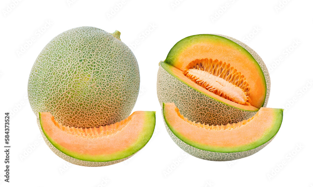 melons or cantaloupe isolated on transparent png melons or cantaloupe isolated on transparent png