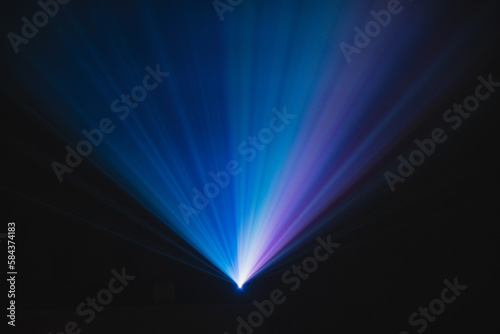 Beams of laser light