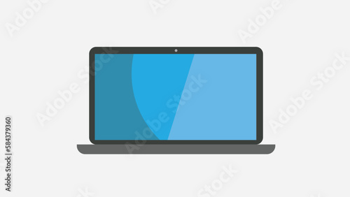 Modern Laptop Vector Illustration